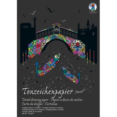 URSUS Tonzeichen-Block A3 2164099SE 130g. pastell 10 Blatt