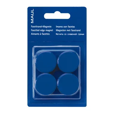 Maul -  Magnete 30mm 6177235 blau 4 Stück