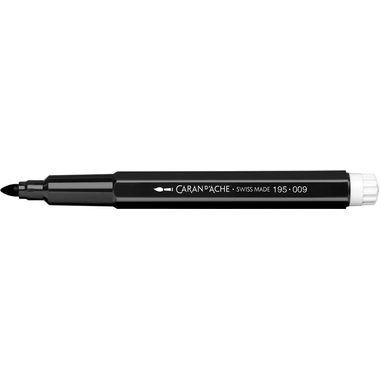 CARAN D'ACHE Fasermalstift Fancolor Maxi 195.009 schwarz