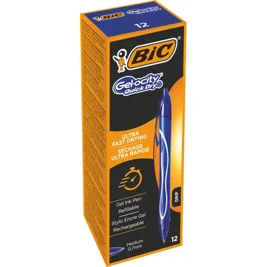 Bic - Gel-Tintenroller, 1 Stück, Blau Denim