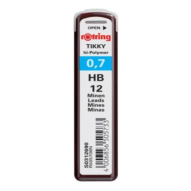ROTRING Minen HB S0312690 0,7mm 12 St&uuml;ck