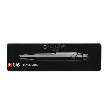 Caran d'Ache - Kugelschreiber mit Metalletui, Black