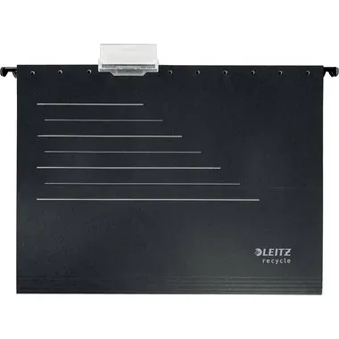 LEITZ H&auml;ngemappen Recycle A4 1921-00-95 schwarz, Karton