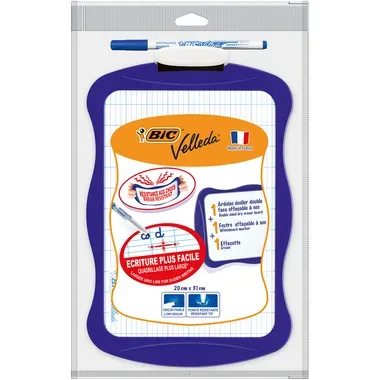 BIC Schultafel Whiteboard 21x31cm 841362 inkl. Velleda Marker