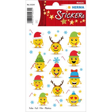 HERMA Sticker Weihnachten 15234 bunt 11 St&uuml;ck/1 Blatt