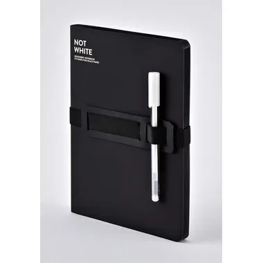 Nuuna - Gebundenes Notizbuch, 22X16.5X1.5CM, Black