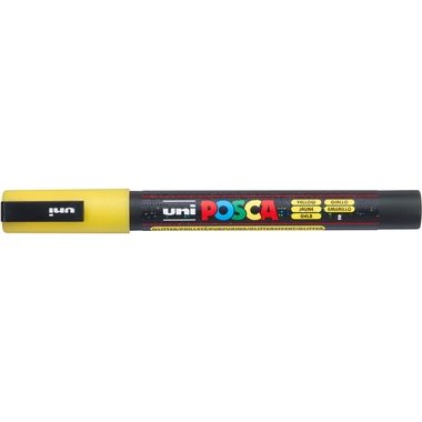 UNI-BALL Posca Marker 0.9-1.3mm PC-3ML YELLO glitzer gelb