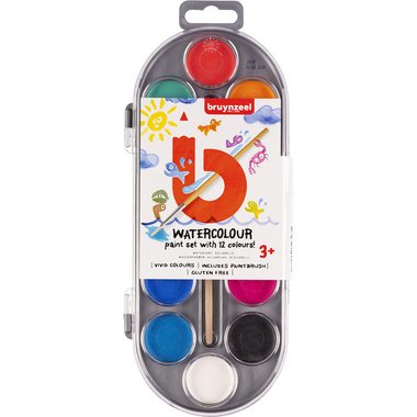 Bruynzeel Wasserfarbe 12er-Set