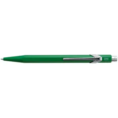 CARAN D'ACHE Kugelschreiber 849 Metall 849.210 gr&uuml;n, refill, Schrift blau