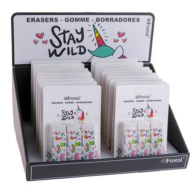 ROOST Radiergummi Einhorn XL1837 3 pcs. 2.2x1.2x6.2cm