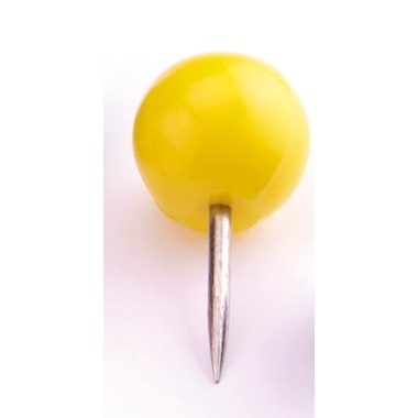 MAGNETOPLAN Pinwand-Nadeln 111165102 gelb, 6x17mm 100 St&uuml;ck
