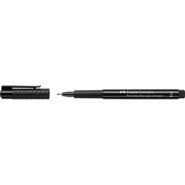 FABER-CASTELL Artist Pen Fineliner H 167895 schwarz