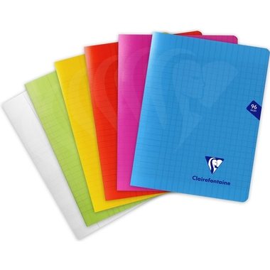 CLAIREFONTAINE Schulheft 170x220mm 303741C S&eacute;y&egrave;s ass. 48 Blatt