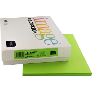 IMAGE COLORACTION Kopierpapier Java A4 159.937 80g, maigr&uuml;n 500 Blatt