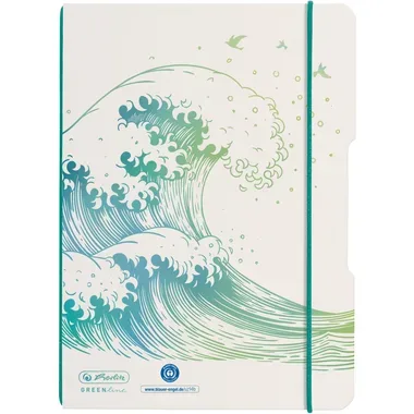 HERLITZ Notizbuch My Book 50033669 A5 gREENline dotted 40B.