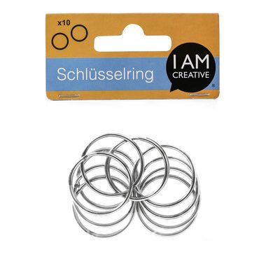 I AM CREATIVE Schl&uuml;sselringe 4100.14 Durchmesser 27mm