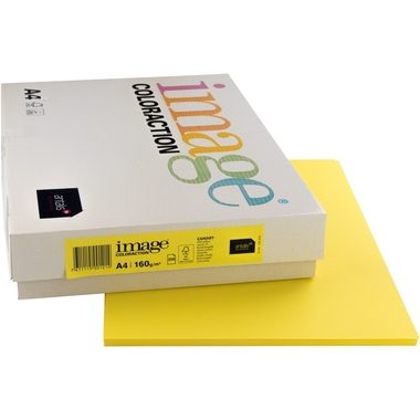IMAGE COLORACTION Kopierpapier Canary A4 159.930 kanariengelb, 160g 250 Blatt