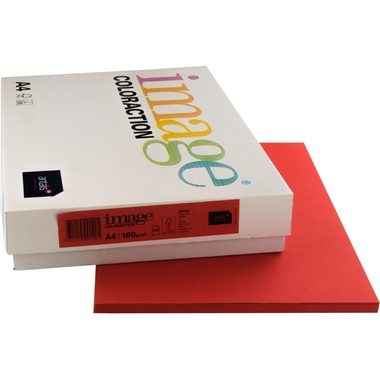 IMAGE COLORACTION Kopierpapier Chile A4 159.949 rot, 160g 250 Blatt