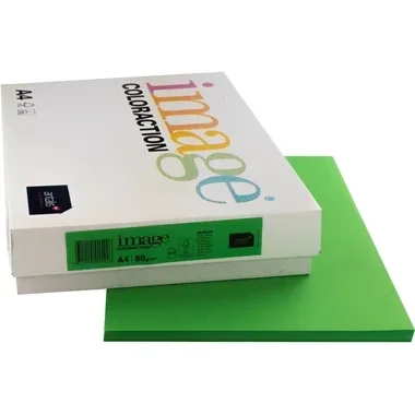 IMAGE COLORACTION Kopierpapier Dublin A4 159.951 80g, dunkelgr&uuml;n 500 Blatt