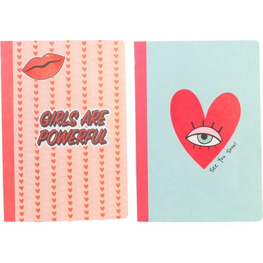 ANCOR Notizheft A4 Girl Power 112948 lines 90g 48 Bl.