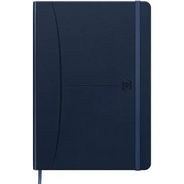 OXFORD Signature Notizbuch 400154945 A5, liniert 80 Blatt, blau