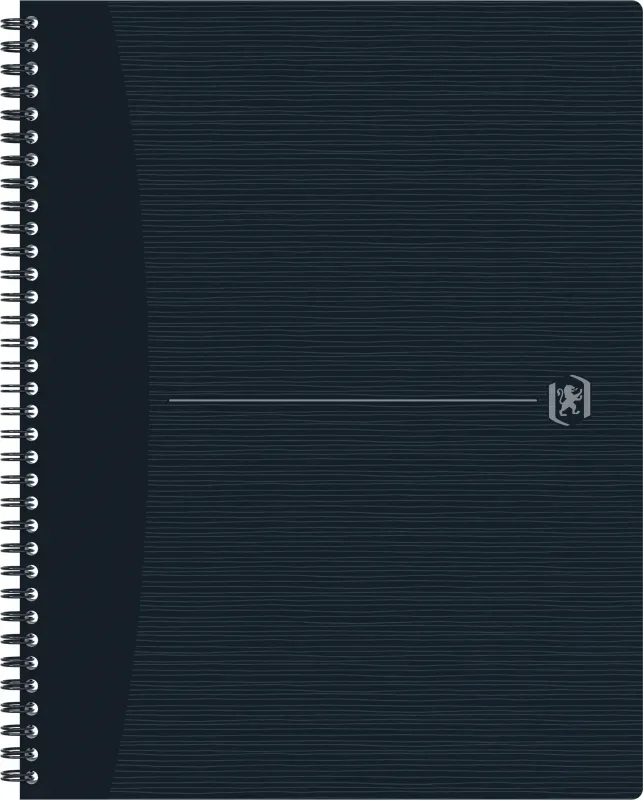 OXFORD Origins Spiralheft 400149999 A4+, liniert 70 Blatt, schwarz