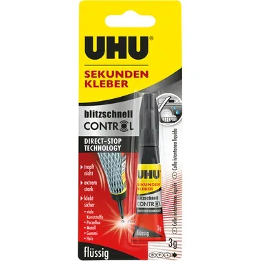 UHU Sekundenkleber Control 33130 fl&uuml;ssig 3g