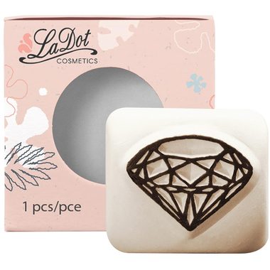 LaDot Cosmetics - Tattoo-Stempel, 40X40X25MM, Weiss