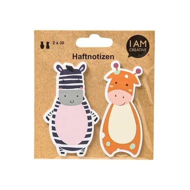 I AM CREATIVE Sticky Notes MAA4086.86 Zoo 60 Blatt