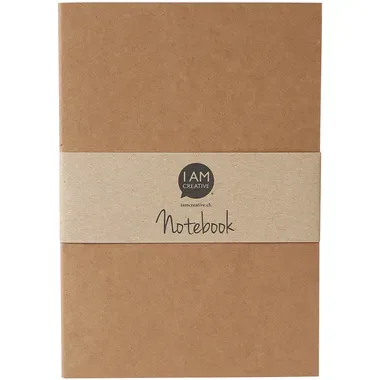 I AM CREATIVE Notizbuch A5 MAA4005.09 natur 60 Seiten