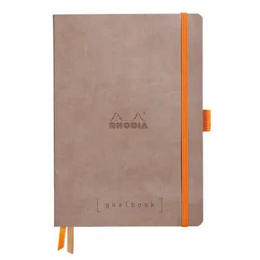 RHODIA Goalbook Notizbuch A5 117573C Softcover taupe 240 S.
