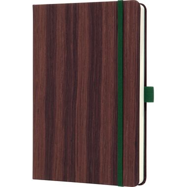 CONCEPTUM Notizbuch A5 CO673 dark wood, dots 194 Seiten