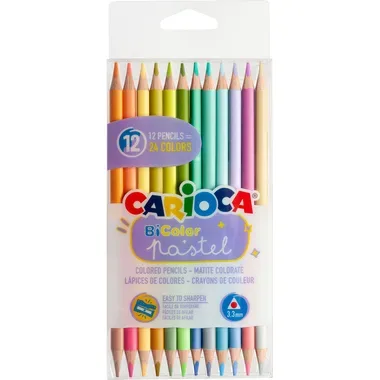 CARIOCA Farbstift Bi-Color 43309 Pastell E-12