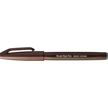 PENTEL Brush Sign Pen SES15C-E3X dunkelbraun