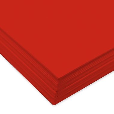 URSUS Tonzeichenpapier A4 2174622 130g. rubinrot 100 Blatt