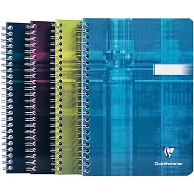 CLAIREFONTAINE Spiralheft ass. A5 8536 liniert 50 Blatt