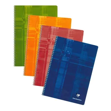 CLAIREFONTAINE Spiralheft ass. A4 81444 4mm 50 Blatt