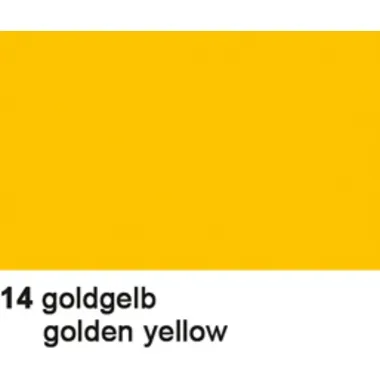 URSUS Seidenpapier 50x70cm 4642214 goldgelb 6 Bogen