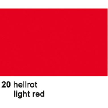 URSUS Seidenpapier 50x70cm 4642220 hellrot 6 Bogen