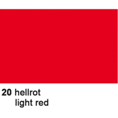 URSUS Seidenpapier 50x70cm 4642220 hellrot 6 Bogen