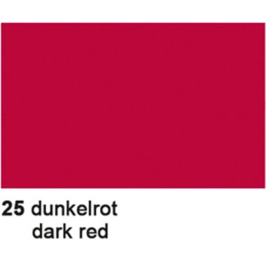 URSUS Seidenpapier 50x70cm 4652225 dunkelrot 25 Bogen
