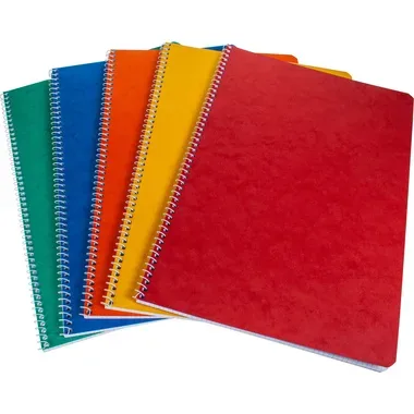 B&Uuml;ROLINE Spiralheft ass. 17,5x22cm 540252 liniert,8mm, 80g 48 Blatt