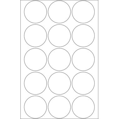 HERMA Markierungspunkte 32mm 2270 weiss 480 St./32 Blatt