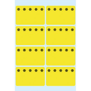 HERMA Tiefk&uuml;hletiketten 26x40mm 3771 gelb 48 St&uuml;ck