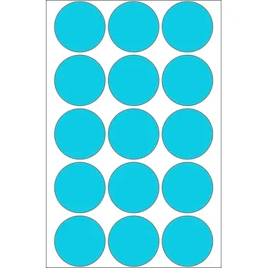 HERMA Markierungspunkte 32mm 2273 blau 480 St./32 Blatt
