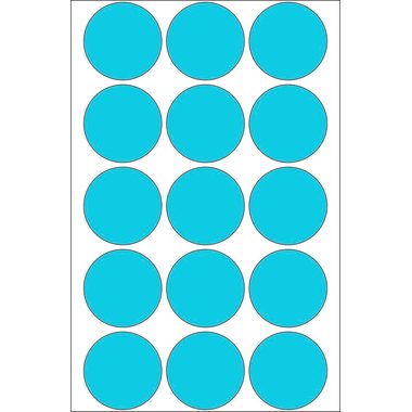 HERMA Markierungspunkte 32mm 2273 blau 480 St./32 Blatt