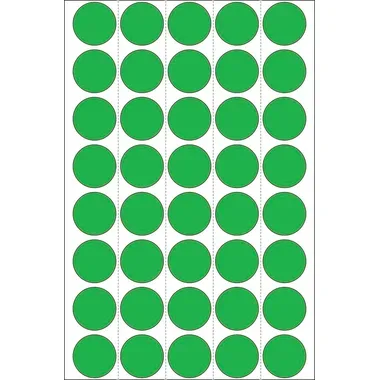 HERMA Markierungspunkte 19mm 2255 gr&uuml;n 1280 St&uuml;ck