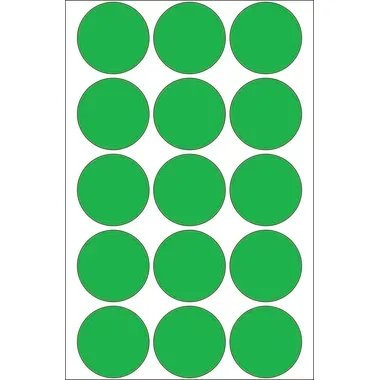 HERMA Markierungspunkte 32mm 2275 gr&uuml;n 480 St./32 Blatt