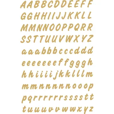 HERMA Folie 8mm 4152 A-Z/a-z, gold 2 St&uuml;ck