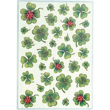 HERMA Etiketten Decor 84x120mm 5438 Kleebl&auml;tter 3 St&uuml;ck